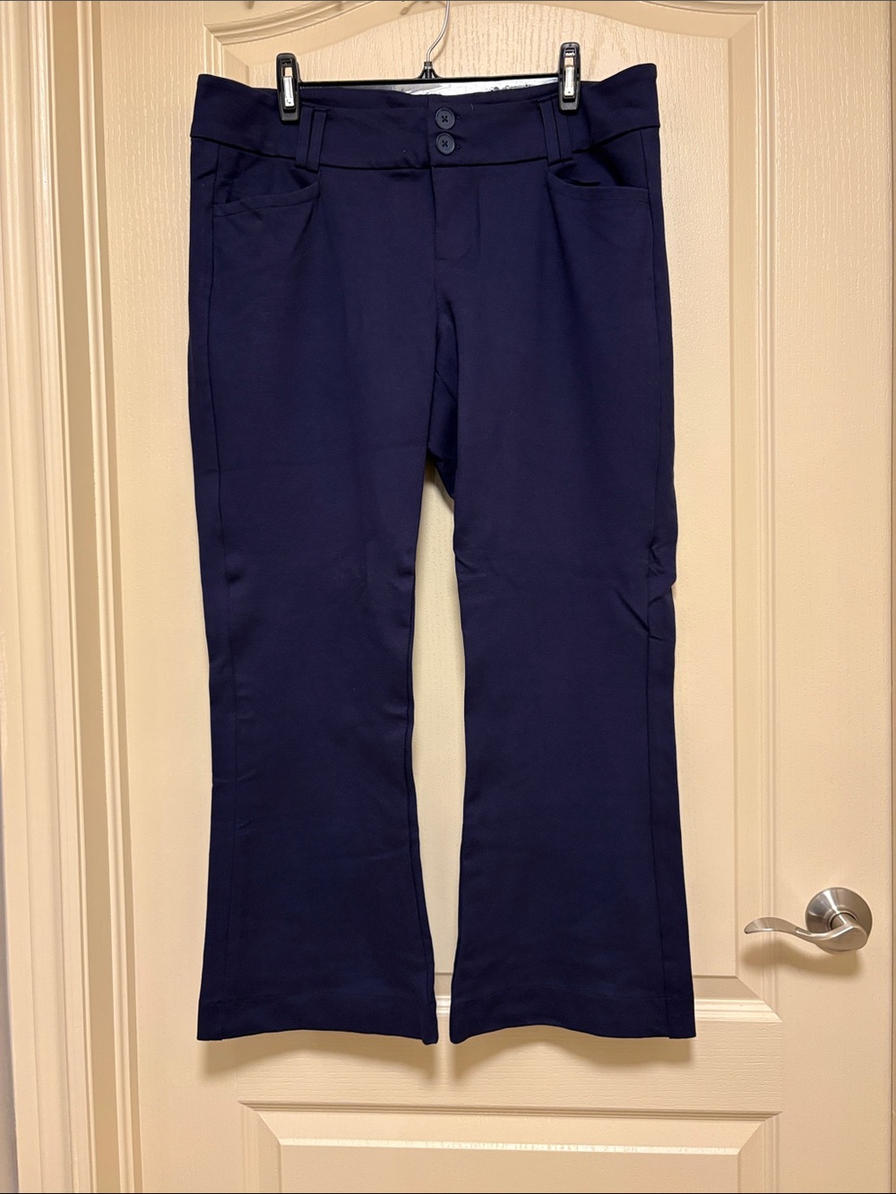 Torrid Studio Navy Stretch Bootcut Pants